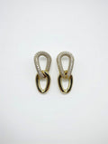 Oval Link Drop Earrings