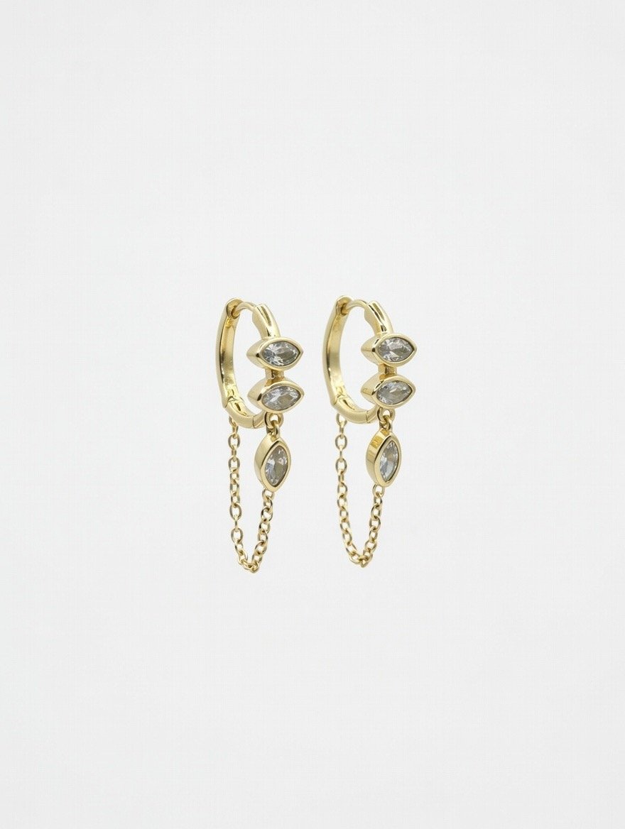 Cuff Chain Earrings - image 2