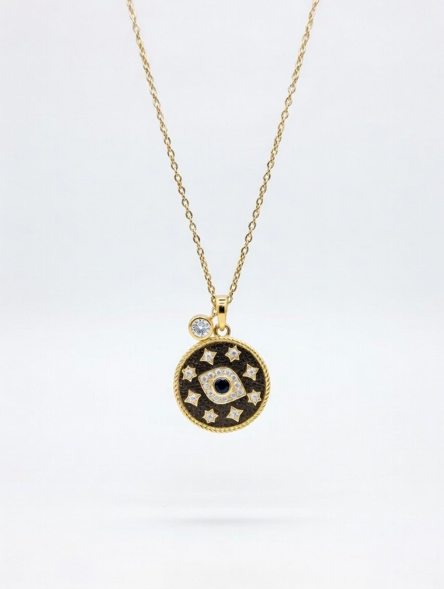 Statement Eye Pendant - image 2