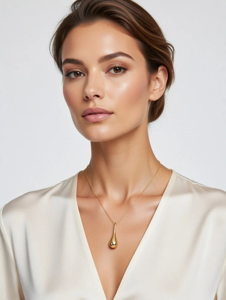 Rain Drop Pendant Chain - image 2
