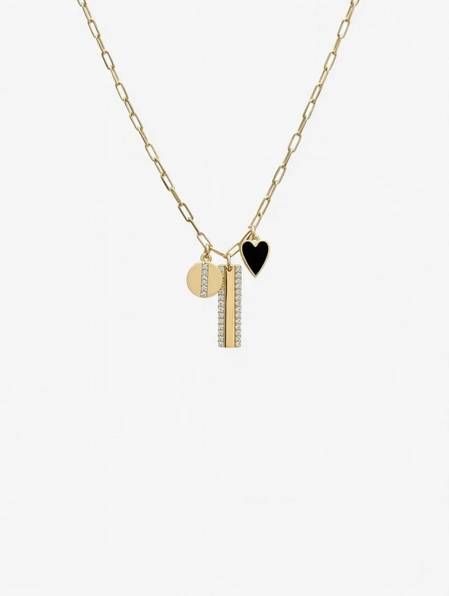 Paper Clip Heart Chain
