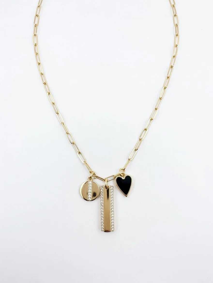 Paper Clip Heart Chain - image 2
